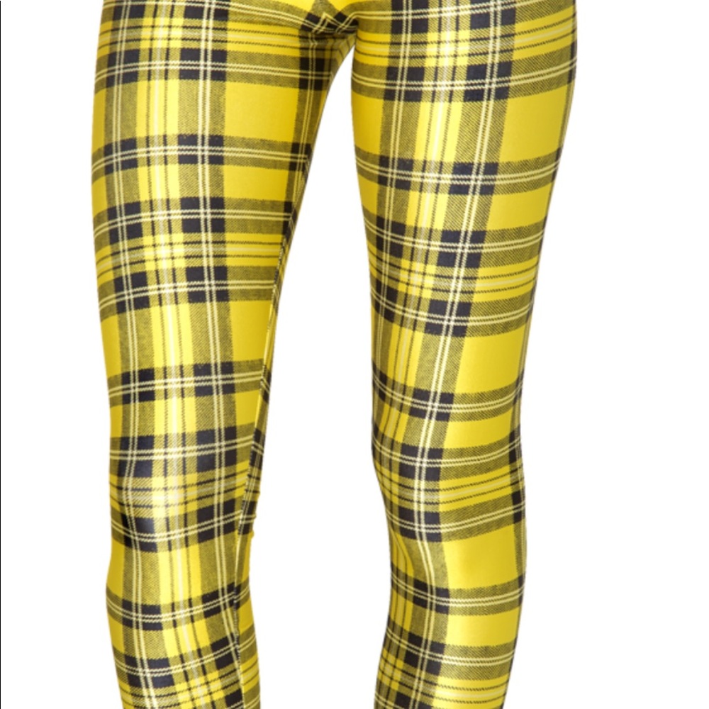Blackmilk yellow tartan like clueless